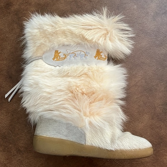 VEGA Z.B.M. Leather Upper Faux Fur Wedge Ankle Boots EUR Size 38 Made in Italy - Picture 1 of 9